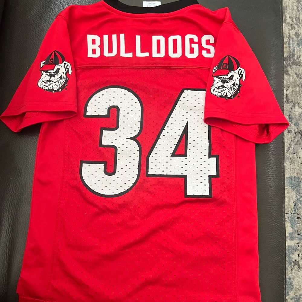 UGA Bulldogs Kids Football Jersey 34 XS 4/5